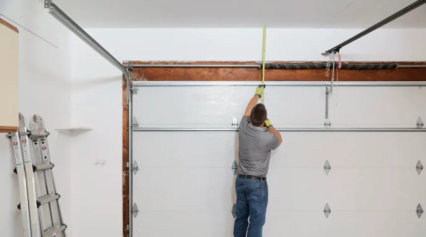 Secure garage door lock system installed to protect Winston-Salem home